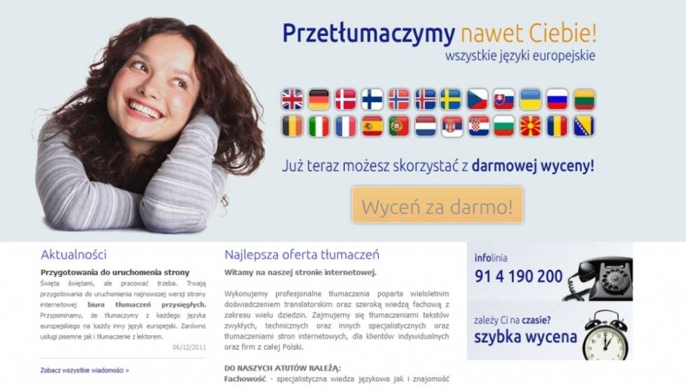 strony internetowe - podląg dla Biuro Tłumaczy Przysięgłych Szczecin nr 2