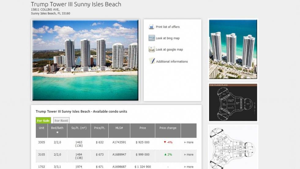 strony internetowe - podląg dla Miami Real Estate nr 6